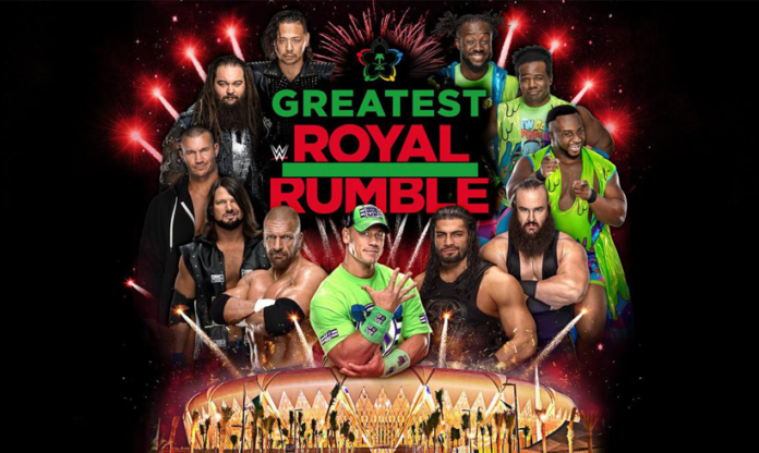 wwe greatest royal rumble cartelera horarios ver online