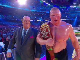 wwe wrestlemania 34 brock lesnar destroza roman reigns evento estelar