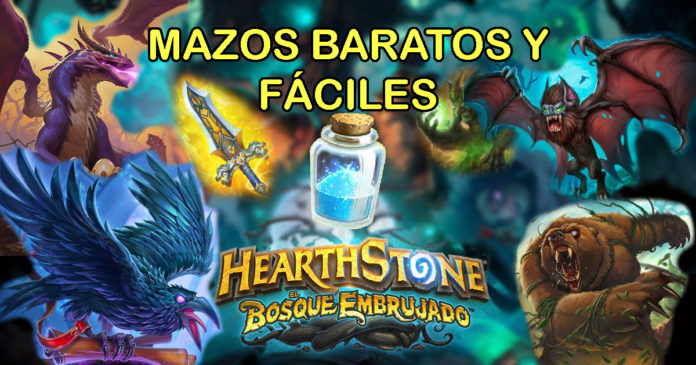 mazos baratos fáciles expansión hearthstone bosque embrujado