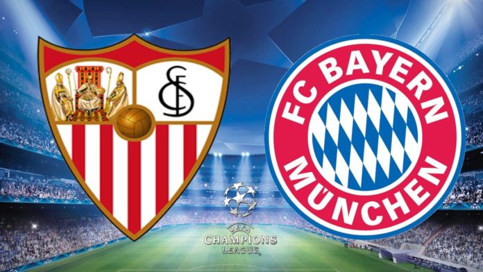 sevilla bayern munich horarios formaciones transmisión champions league