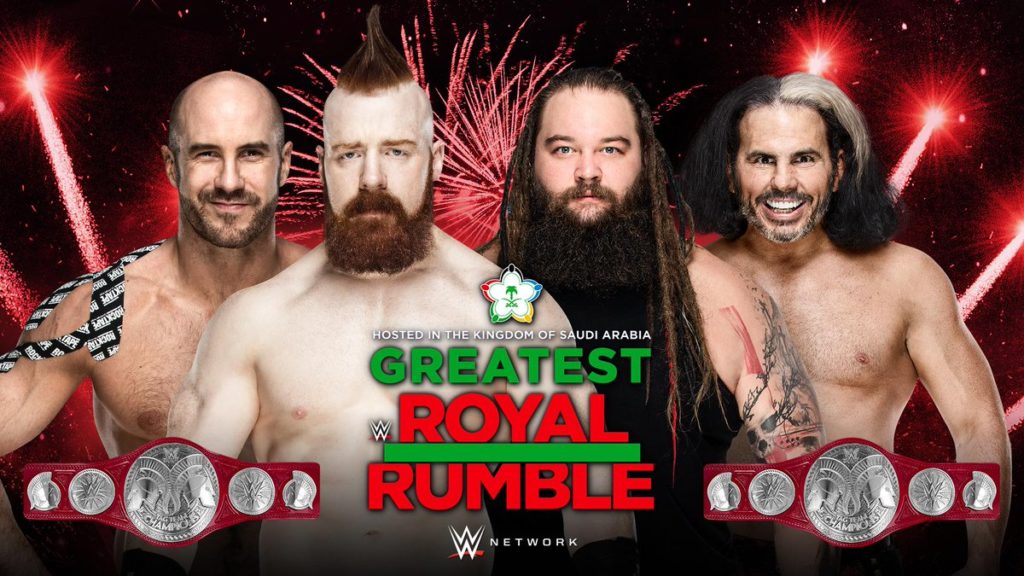 wwe greatest royal rumble cartelera horarios ver online