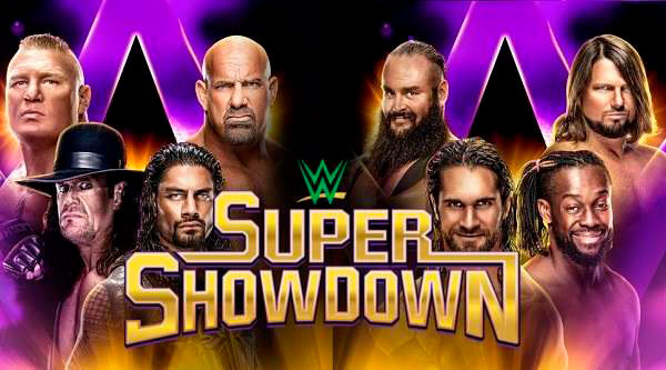 wwe super showdown 2019 horarios