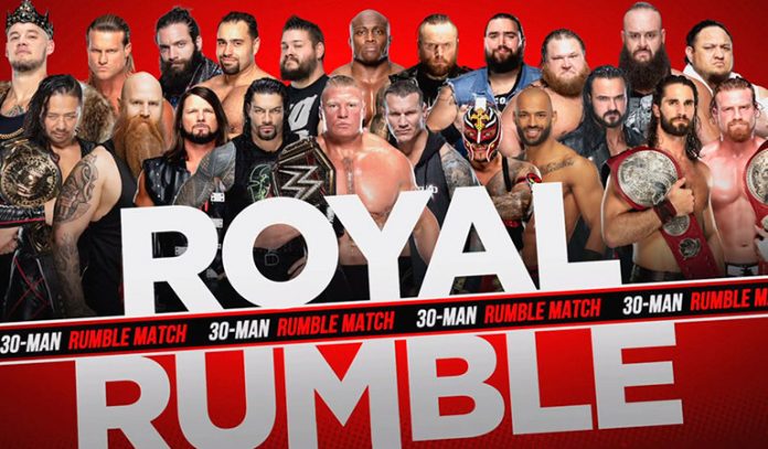 wwe royal rumble 2020 horarios