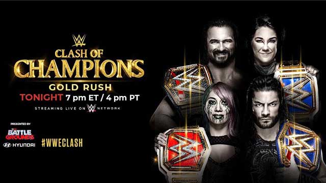 wwe clash of champions 2020 horarios